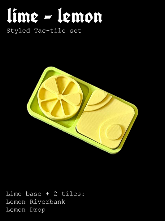 Tac-tiles: Lime-Lemon Styled Set